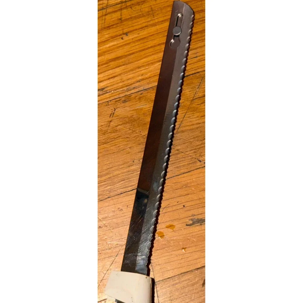 Hamilton Beach Electric Carving Knife Model 275-5 Brown & Cream USA VTG tested